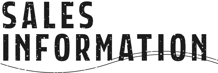 SALES INFORMATION